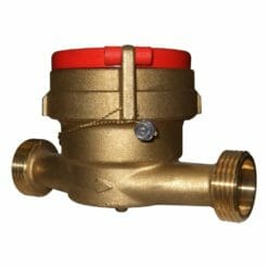 Angled Hot Water Meter