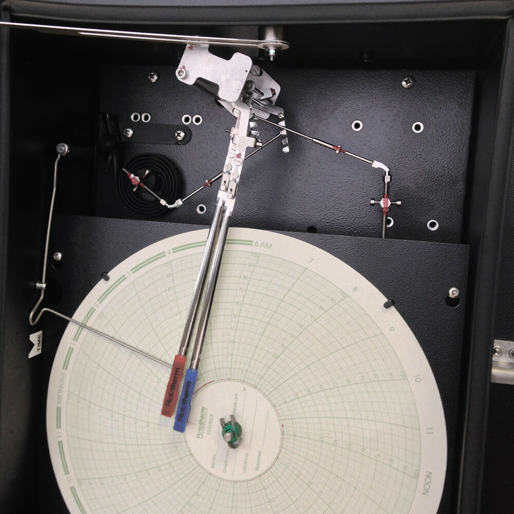 rototherm-clearscan-double-pen-chart-recorder-0-100-c-0-300-bar-247able